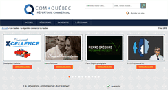 Desktop Screenshot of comquebec.ca